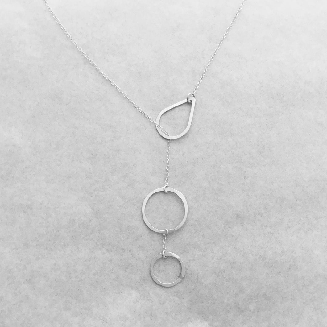 Circle Thread Through Necklace