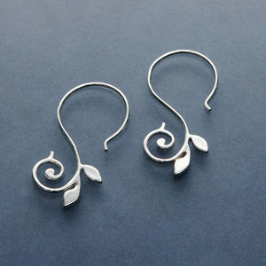 Floral Spiral Earrings