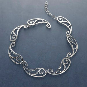 Paisley Link Necklace